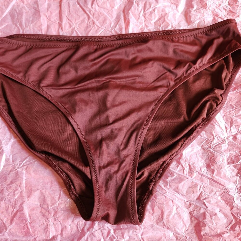 NEW Plus XXL Women's Brown Bikini Bottom Bathing Suit Beach Swimsuit Swimming